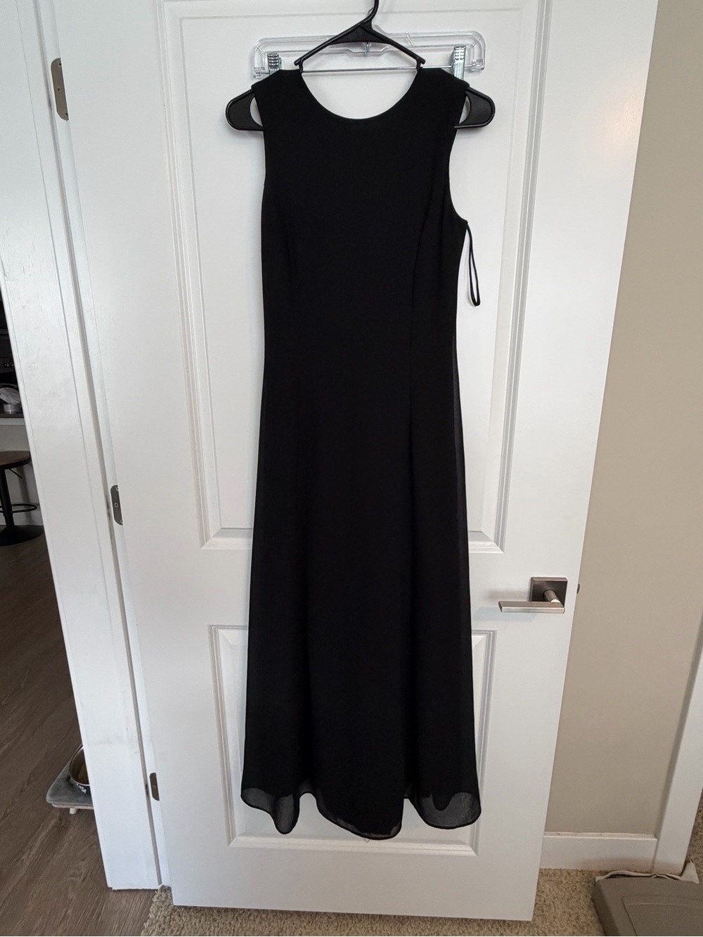 Elegant Black Sleeveless Maxi Dress